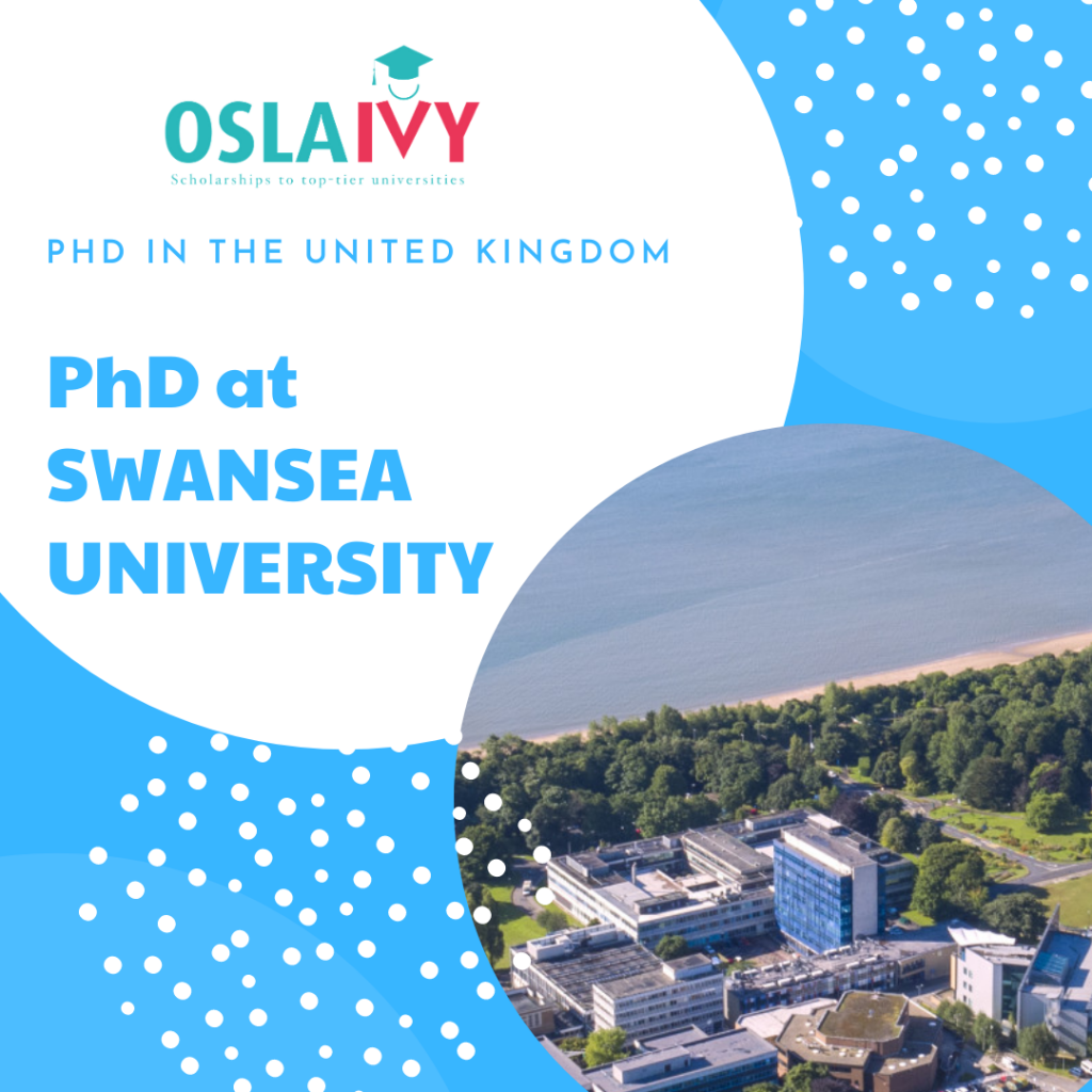 Học bổng PhD tại Swansea university