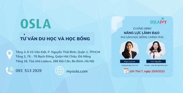 WEBINAR: KINH NGHIỆM SĂN HỌC BỔNG CHÍNH PHỦ 2021