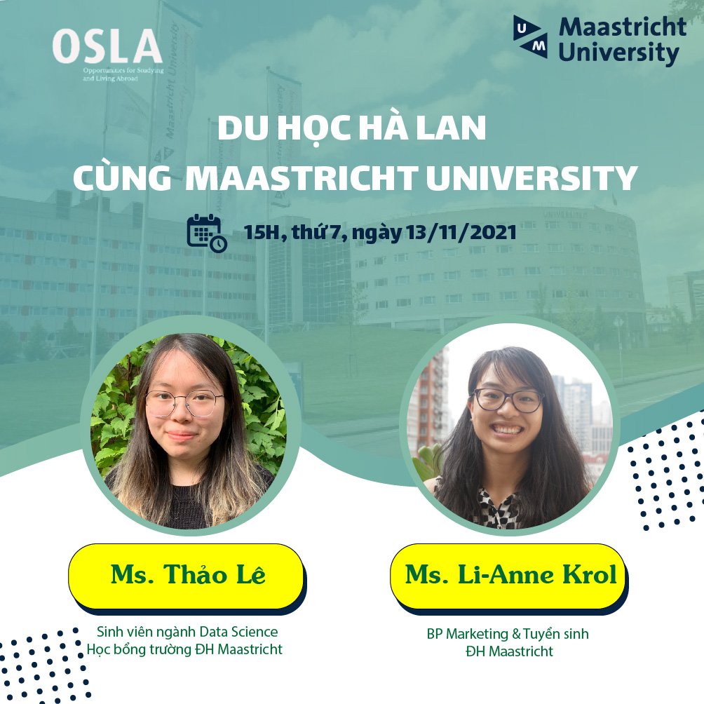 WEBINAR: DU HỌC HÀ LAN CÙNG ĐẠI HỌC MAASTRICHT