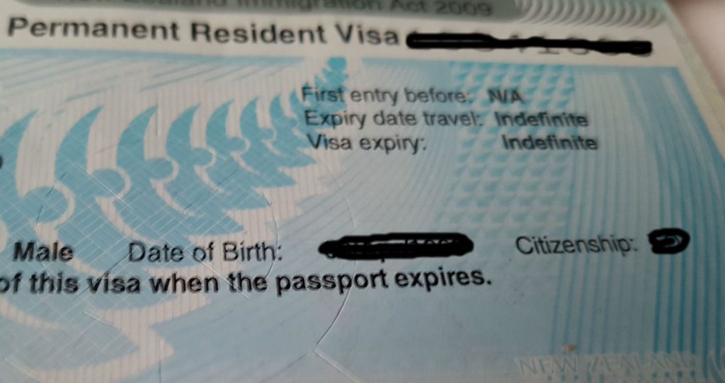 Visa thường trú nhân New Zealand