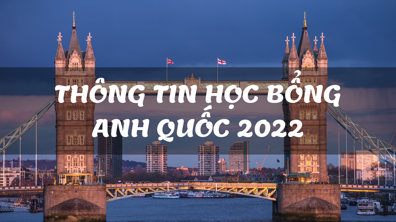 THÔNG TIN HỌC BỔNG ANH QUỐC 2022
